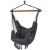 Hamac tip leagan suspendat pentru casa sau gradina HM45, gri inchis cu perne, 130x100cm, 150kg Household NewTrend