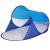 Cort plaja si picnic semi-deschis Sersimo, protectie UV, 200x120x95cm, albastru Household NewTrend