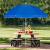 Umbrela de plaja pliabila, Sersimo BU003, 240cm, albastru Household NewTrend