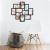 Rama foto de perete, colaj de 10 fotografii, 48x53cm, negru Household NewTrend