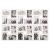 Rama foto de perete, colaj de 24 fotografii, 57x86cm, alb Household NewTrend