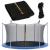 Plasa de siguranta si protectie trambuline, 396cm cu 8 stalpi interiori Household NewTrend