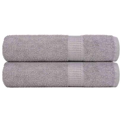 Prosoape de mână 2 buc Gri 50x100 cm 360 g/m² 100% bumbac GartenMobel Dekor