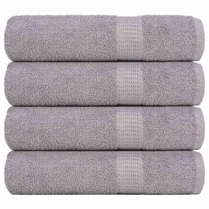 Prosoape de mână 4 buc Gri 50x100 cm 360 g/m² 100% bumbac GartenMobel Dekor