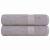 Prosoape de duș 2 buc Gri 70x140 cm 360 g/m² 100% bumbac GartenMobel Dekor