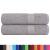 Prosoape de duș 2 buc Gri 70x140 cm 360 g/m² 100% bumbac GartenMobel Dekor