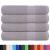 Prosoape 4 buc Gri 100x200 cm 360 g/m² 100% bumbac GartenMobel Dekor