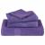 Prosoape de duș 10 buc Violet 70x140 cm 360 g/m² 100% bumbac GartenMobel Dekor