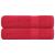 Prosoape de duș 2 buc Roșu 70x140 cm 360 g/m² 100% bumbac GartenMobel Dekor