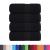 Prosoape pentru oaspeți 4 buc Negru 360 g/m² 100% bumbac GartenMobel Dekor