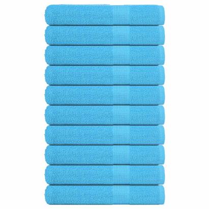 Prosoape pentru saună 10 buc turcoaz 360 g/m² 100% bumbac GartenMobel Dekor