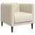 Set de canapele, 3 piese, crem, material GartenMobel Dekor