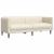 Set de canapele, 2 piese, crem, material textil GartenMobel Dekor