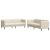 Set de canapele, 2 piese, crem, material textil GartenMobel Dekor