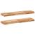Rafturi suspendate 2 buc. 100x20x4cm lemn masiv acacia netratat GartenMobel Dekor