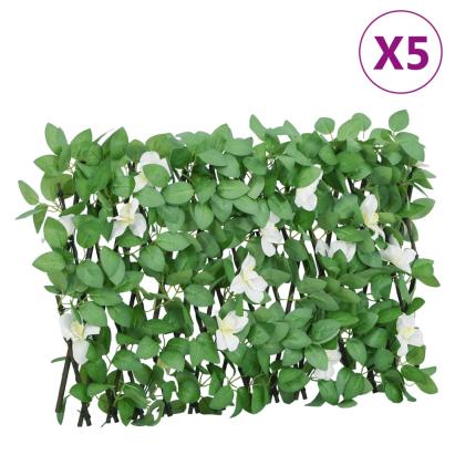 Spalier cu iederă artificială extensibil 5 buc. verde 180x30 cm GartenMobel Dekor