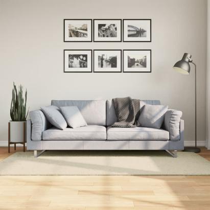 Covor HUARTE, fir scurt, moale și lavabil, crem, 100x200 cm GartenMobel Dekor