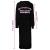 Rochie de Noapte Negru xxl Bumbac GartenMobel Dekor