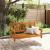 Leagăn de grădină Maro 119 x 35 x 47cm Lemn masiv de acacia GartenMobel Dekor