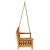 Leagăn de grădină Maro 119 x 35 x 47cm Lemn masiv de acacia GartenMobel Dekor