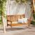 Leagăn de grădină Maro 119 x 35 x 47cm Lemn masiv de acacia GartenMobel Dekor