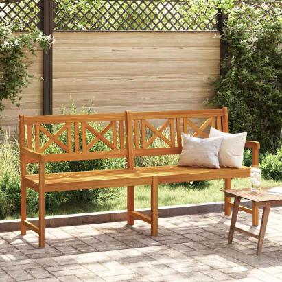 Bancă de grădină Maro 180 x 56 x 90cm Lemn masiv de acacia GartenMobel Dekor