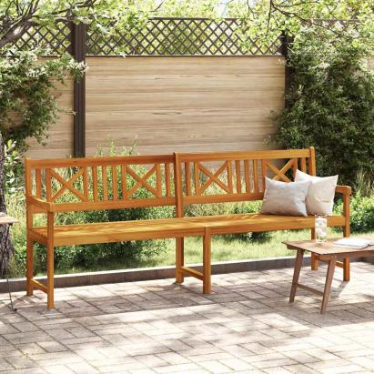 Bancă de grădină Maro 220 x 56 x 90cm Lemn masiv de acacia GartenMobel Dekor