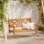 Leagăn de grădină Maro 119 x 35 x 47cm Lemn masiv de acacia GartenMobel Dekor