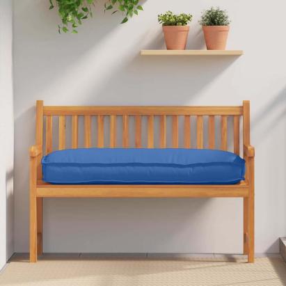 Pernă pentru șezut / spătar din paleți cu pernă Albastru regal GartenMobel Dekor