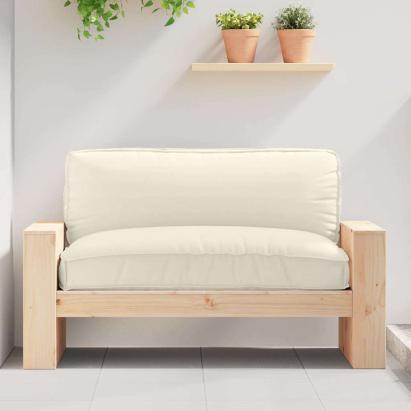 Pernă pentru șezut din paleți Crem 120 x 80 x 12 cm GartenMobel Dekor