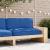 Pernă pentru șezut din paleți Albastru regal 120 x 80 x 12 cm GartenMobel Dekor