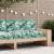 Pernă pentru șezut din paleți model frunze 120 x 80 x 12 cm GartenMobel Dekor