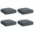 Pernă pentru șezut din paleți 4 pcs Antracit 40 x 40 x 8 cm GartenMobel Dekor