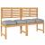 Pernă pentru șezut din paleți 4 pcs Gri 40 x 40 x 8 cm GartenMobel Dekor