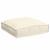 Pernă pentru șezut din paleți 4 pcs Crem 40 x 40 x 8 cm GartenMobel Dekor