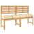 Pernă pentru șezut din paleți 4 pcs Bej 40 x 40 x 8 cm GartenMobel Dekor