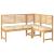Pernă pentru șezut din paleți 6 pcs Bej 40 x 40 x 8 cm GartenMobel Dekor