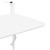 Masă Suspendată pentru Balcon Alb 60 x 39 x 65 cm Oțel GartenMobel Dekor