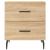 Noptiere, 2 buc., stejar sonoma, 40x35x47,5 cm, lemn compozit GartenMobel Dekor