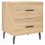Noptiere, 2 buc., stejar sonoma, 40x35x47,5 cm, lemn compozit GartenMobel Dekor