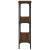 Măsuță consolă, stejar maro, 75x22,5x75 cm, lemn prelucrat GartenMobel Dekor
