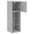 Comode TV cu lumini LED, 2 buc., gri beton, 30,5x30x90 cm GartenMobel Dekor