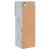 Comode TV cu lumini LED, 2 buc., gri beton, 30,5x30x90 cm GartenMobel Dekor