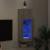 Comodă TV cu lumini LED, gri sonoma, 30,5x30x90 cm GartenMobel Dekor
