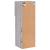 Comode TV cu lumini LED, 2 buc., gri sonoma, 30,5x30x90 cm GartenMobel Dekor