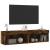 Comode TV cu lumini LED, 2 buc., stejar fumuriu, 60x30x30 cm GartenMobel Dekor