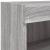 Comode TV cu lumini LED, 2 buc., gri sonoma, 60x30x30 cm GartenMobel Dekor