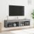 Comode TV cu lumini LED, 2 buc., gri sonoma, 60x30x30 cm GartenMobel Dekor