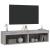 Comode TV cu lumini LED, 2 buc., gri sonoma, 60x30x30 cm GartenMobel Dekor