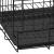 Cusca pentru animale, 2 usi, Pliabila din metal, M, Negru, 50x42x34 cm Household NewTrend